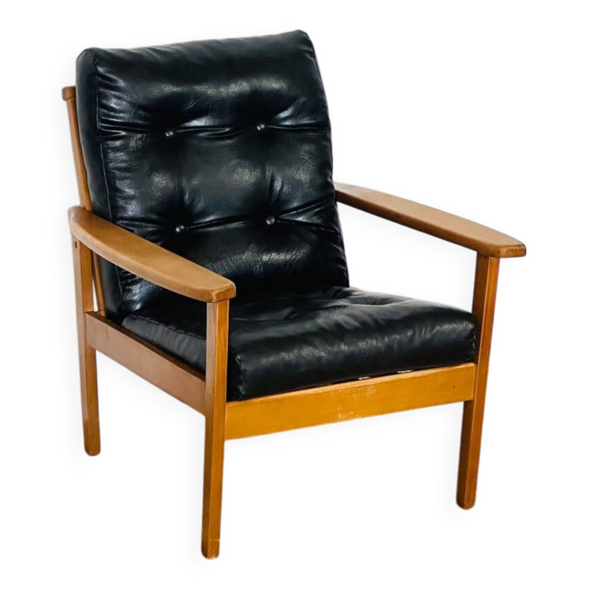 Scandinavian armchair in teak 1960