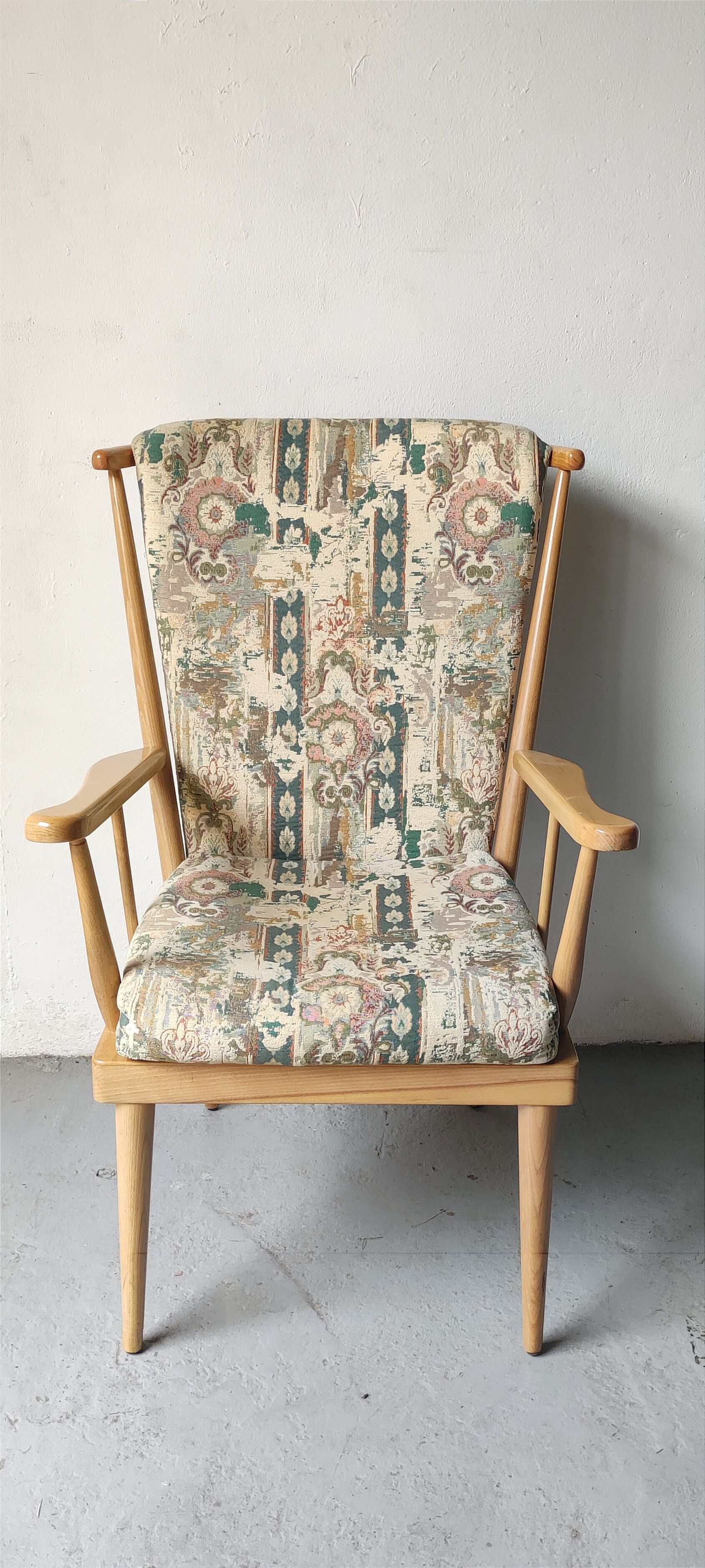 Pair of Baumann fan armchairs