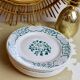 Versailles collection plates by manufacture Digoin Sarreguemines
