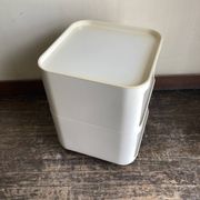 Componibili Caisson 4970 Castelli for Kartell 1969 white Space Aage 1969