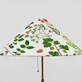 Lampadaire réglable en noyer et laiton des années 1940, Rupert Nikoll Vienne, Autriche, années 1950