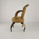Rare 19th century highly decorative bull horn armchair (1870)