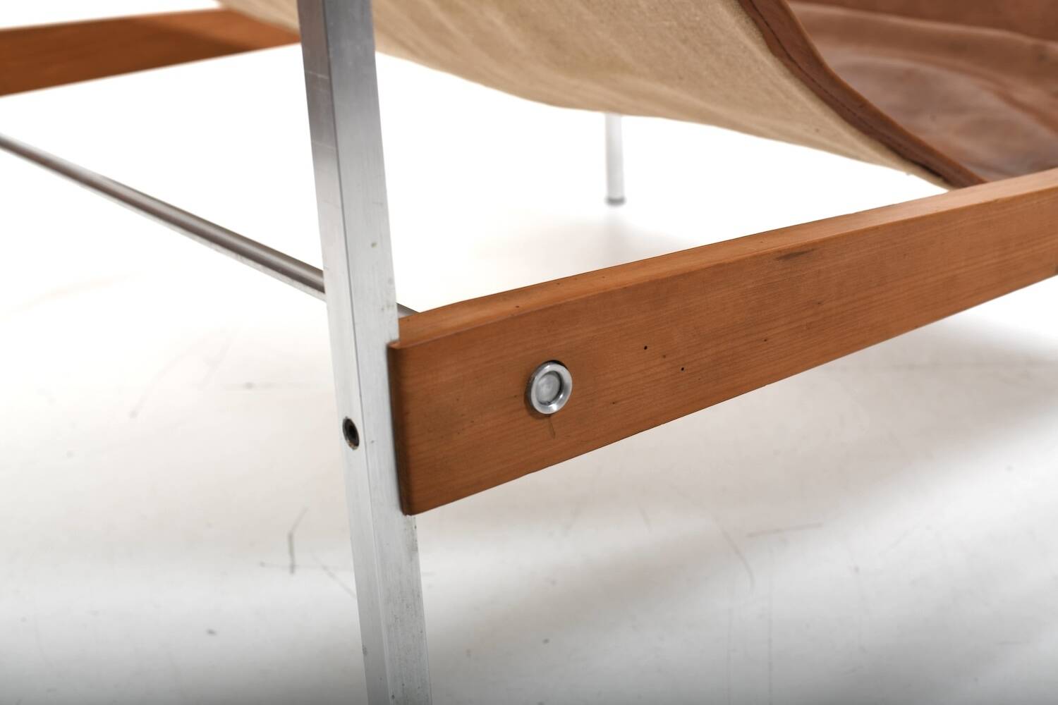 Grand Leather Lounge Chair 'Bequem' by Stig Poulsson c.1970