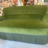 Canape crapaud vert velours