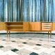 Grand buffet au design minimaliste de WK Wohnen, Allemagne, début des années 1960