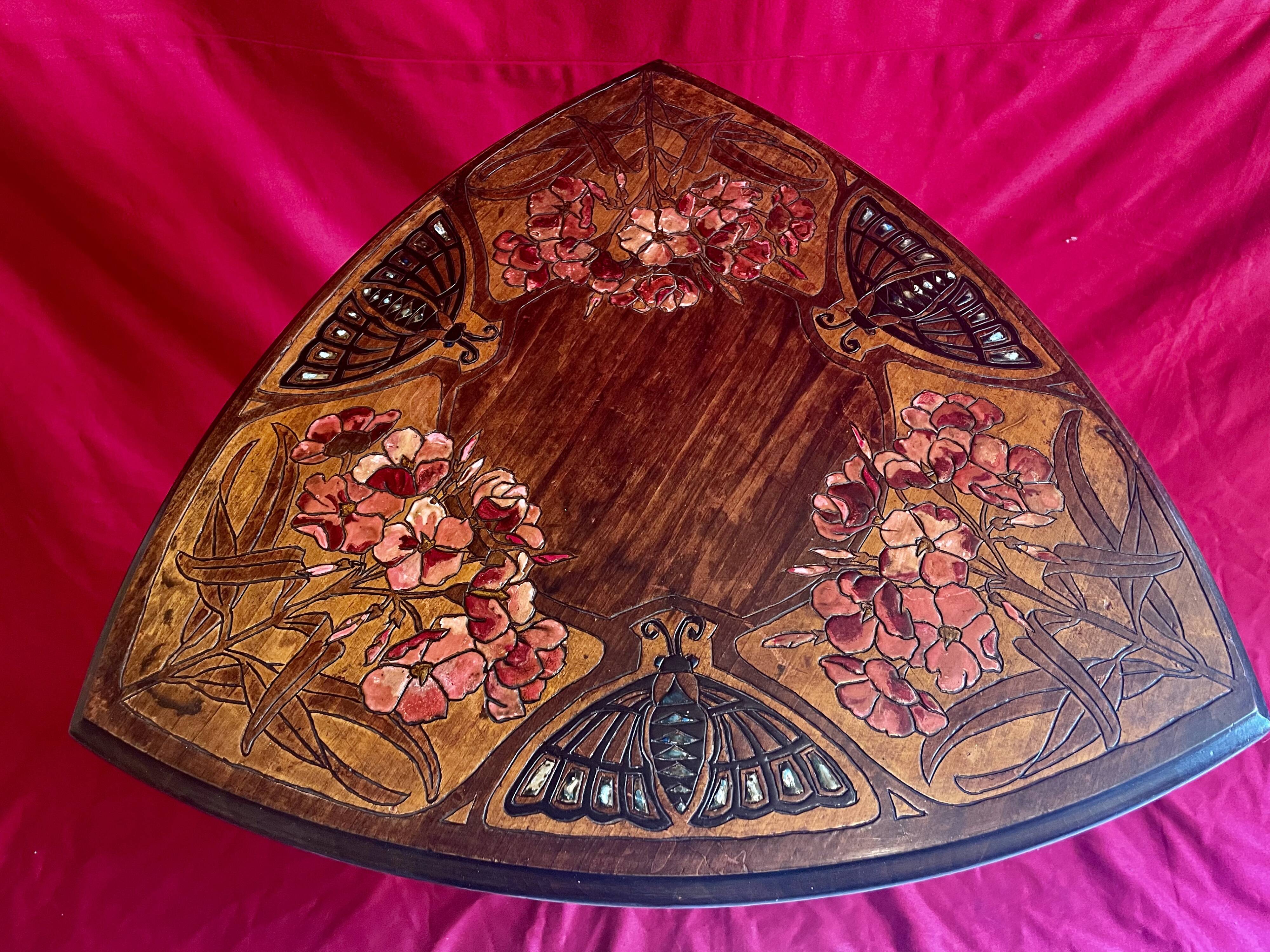 Art Nouveau pedestal table/side table, 1930s