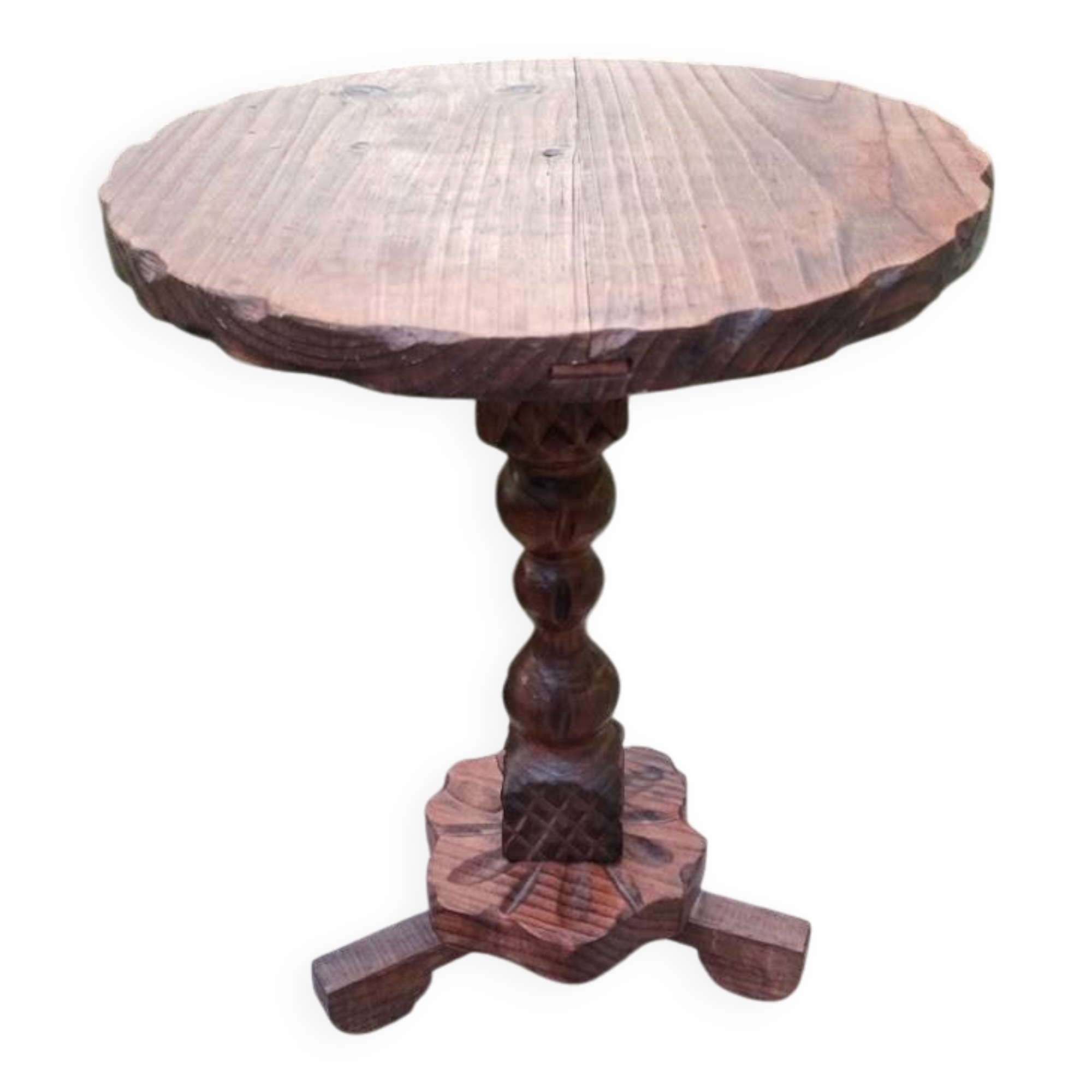 1950s wooden side table