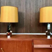 Sculptural Chromed Table Lamps by Ingo Maurer for Design M, 1960s, Set of 2