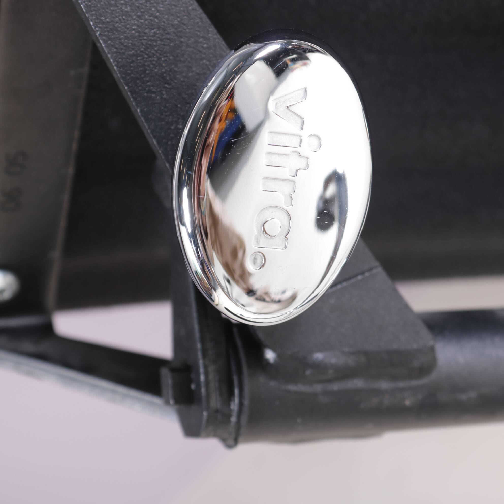 2000s desk chair model EA118, chrome base with black hopsack upholstery and aluminium armrests / Charles & Ray Eames / Vitra, Germany