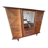 Art Deco wardrobe with mirror