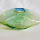 Green and blue Murano vase