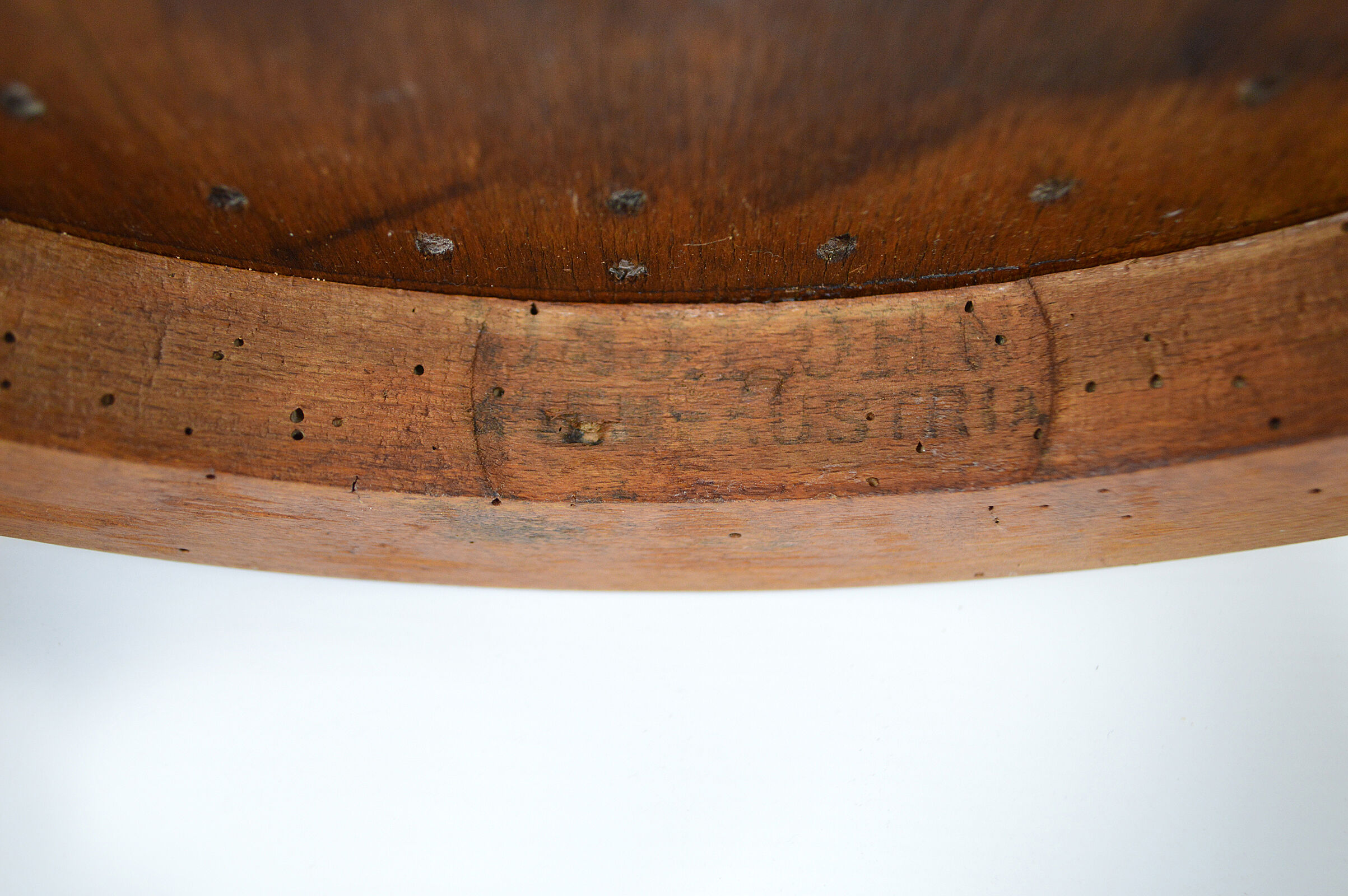 J&J Kohn bistro chair with decorated seat