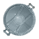 Round glass dish