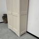 Restored 1930 art deco wardrobe, pure linen color