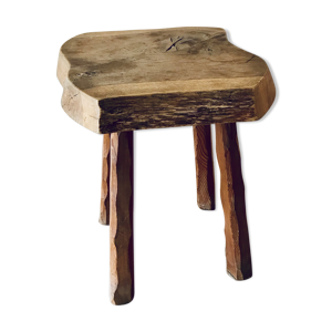 tabouret ancien bois