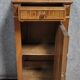 Nightstand, Louis XVI style bedside table in walnut, circa 1850.