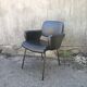 Black office chair in imitation leather