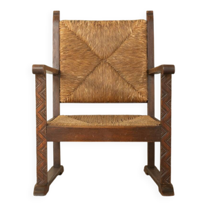 Fauteuil brutaliste des