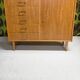 Blonde wood enfilade 1970 vintage