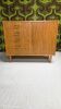 Blonde wood enfilade 1970 vintage