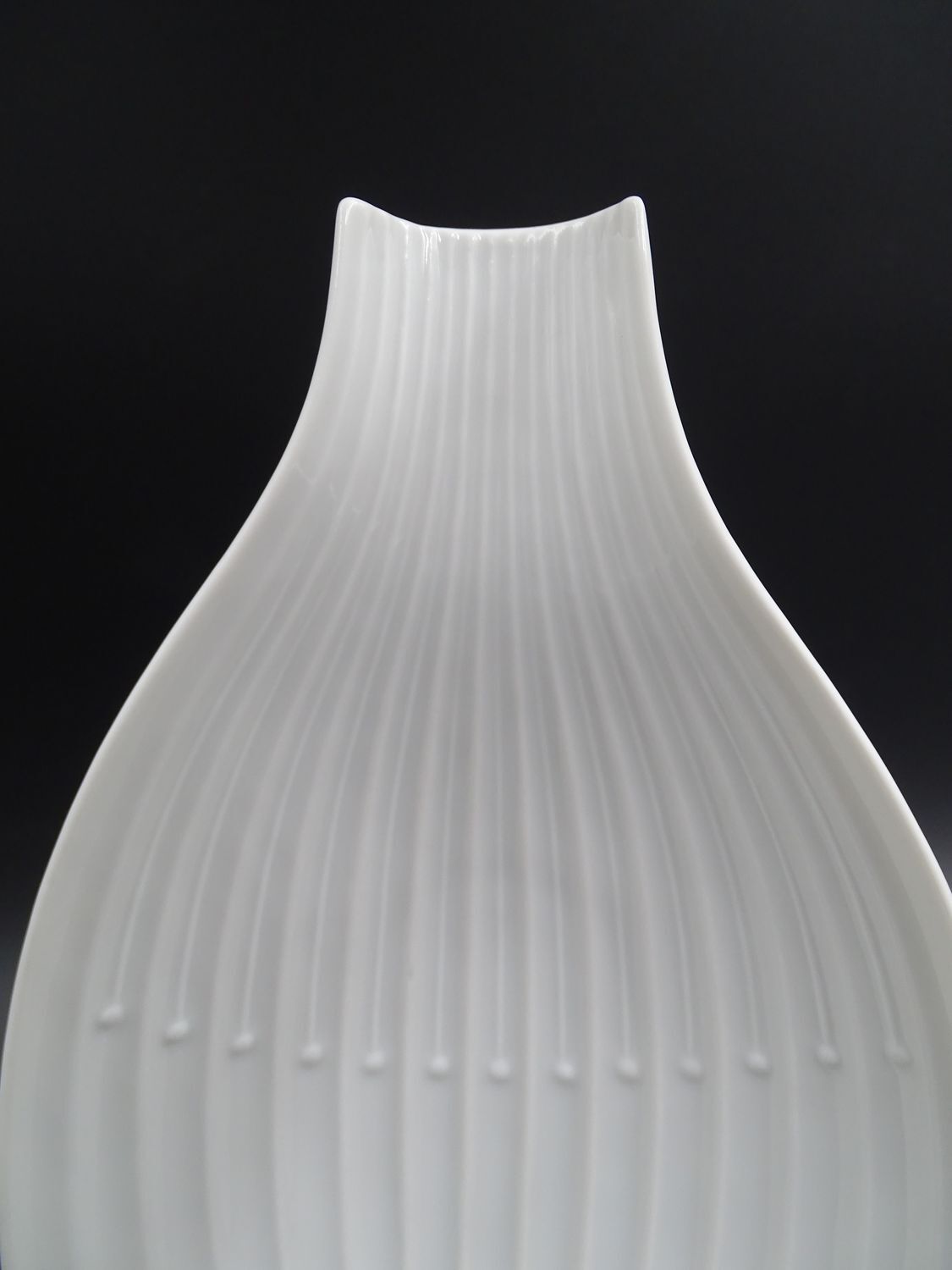 Coupe ou vide-poche en porcelaine blanche - Rosenthal, vers 1970
