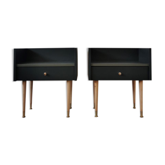 Pair of vintage bedside tables