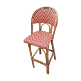 Chaise haute rose