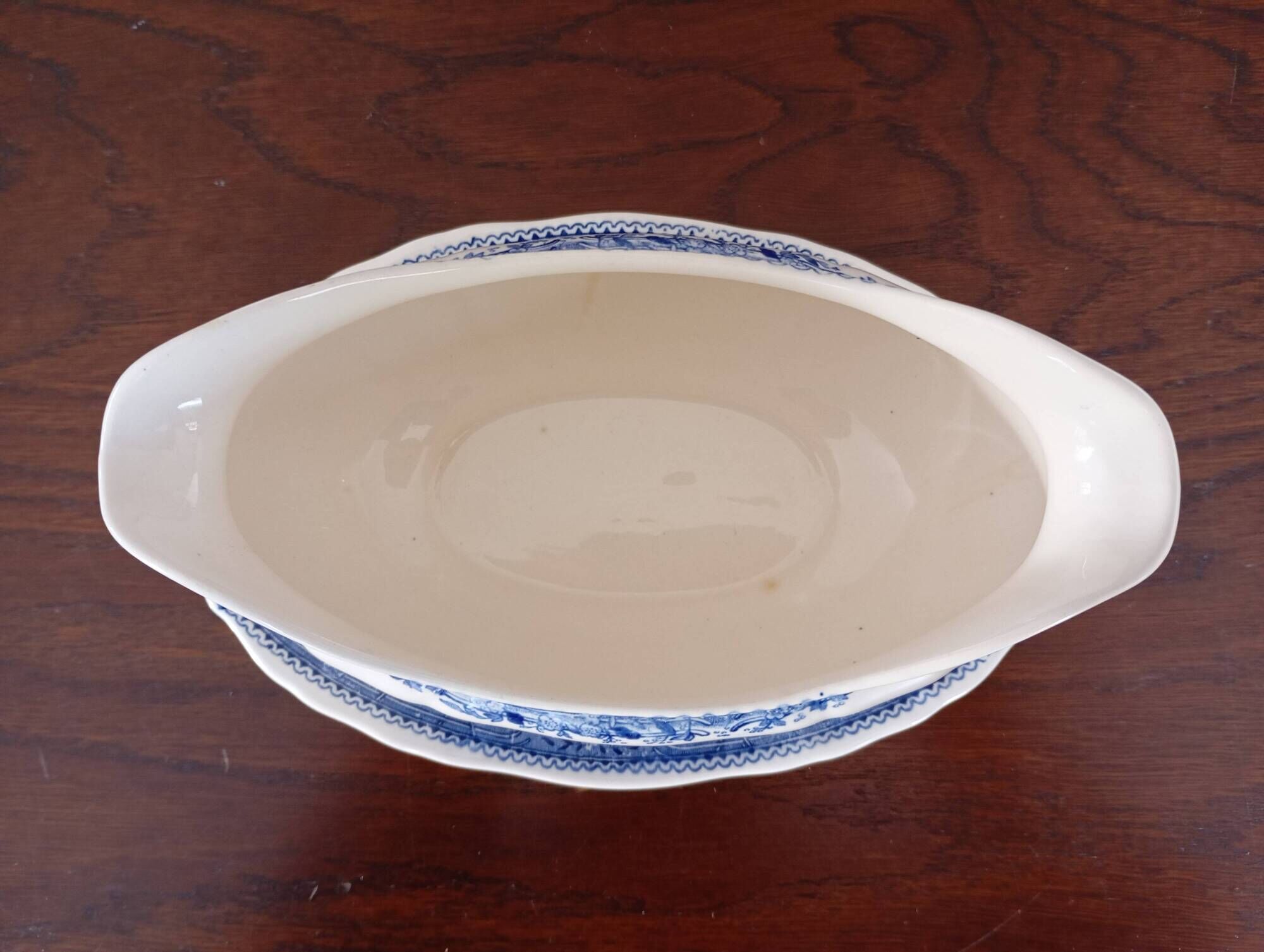 Saucière 'Burgenland' bleu Villeroy & Boch Mettlach