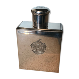 Silver metal perfume bottle