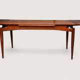 Rare XXL Extendable Dining Table Louis van Teeffelen in Teak