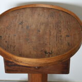 Sellette à tiroir bois 1950