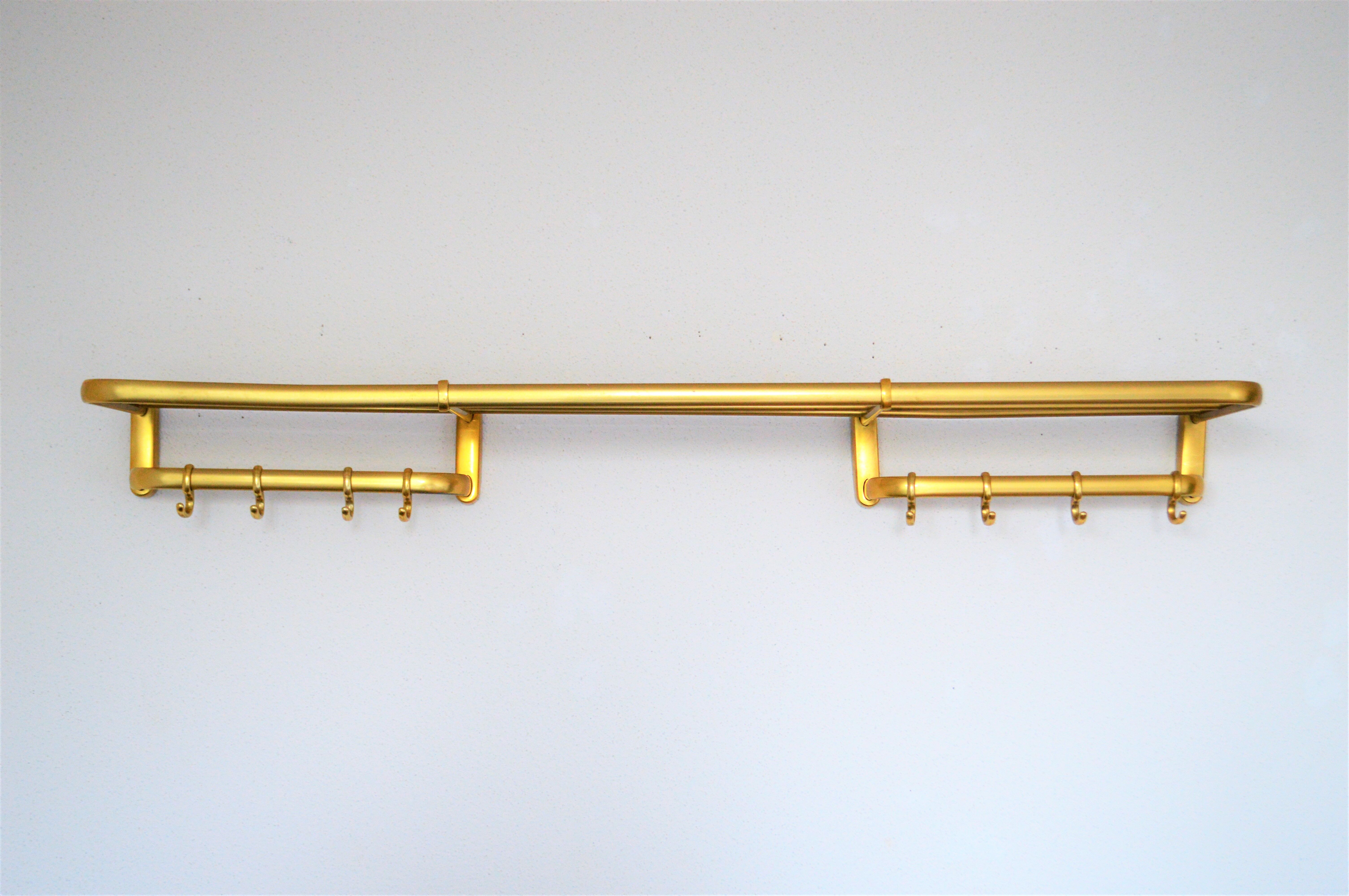 Vintage Design Coat rack Bauhaus wall in Laition of the 50s