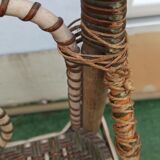 Rattan and bamboo set
