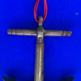 Bronze corkscrew in the shape of a boat anchor