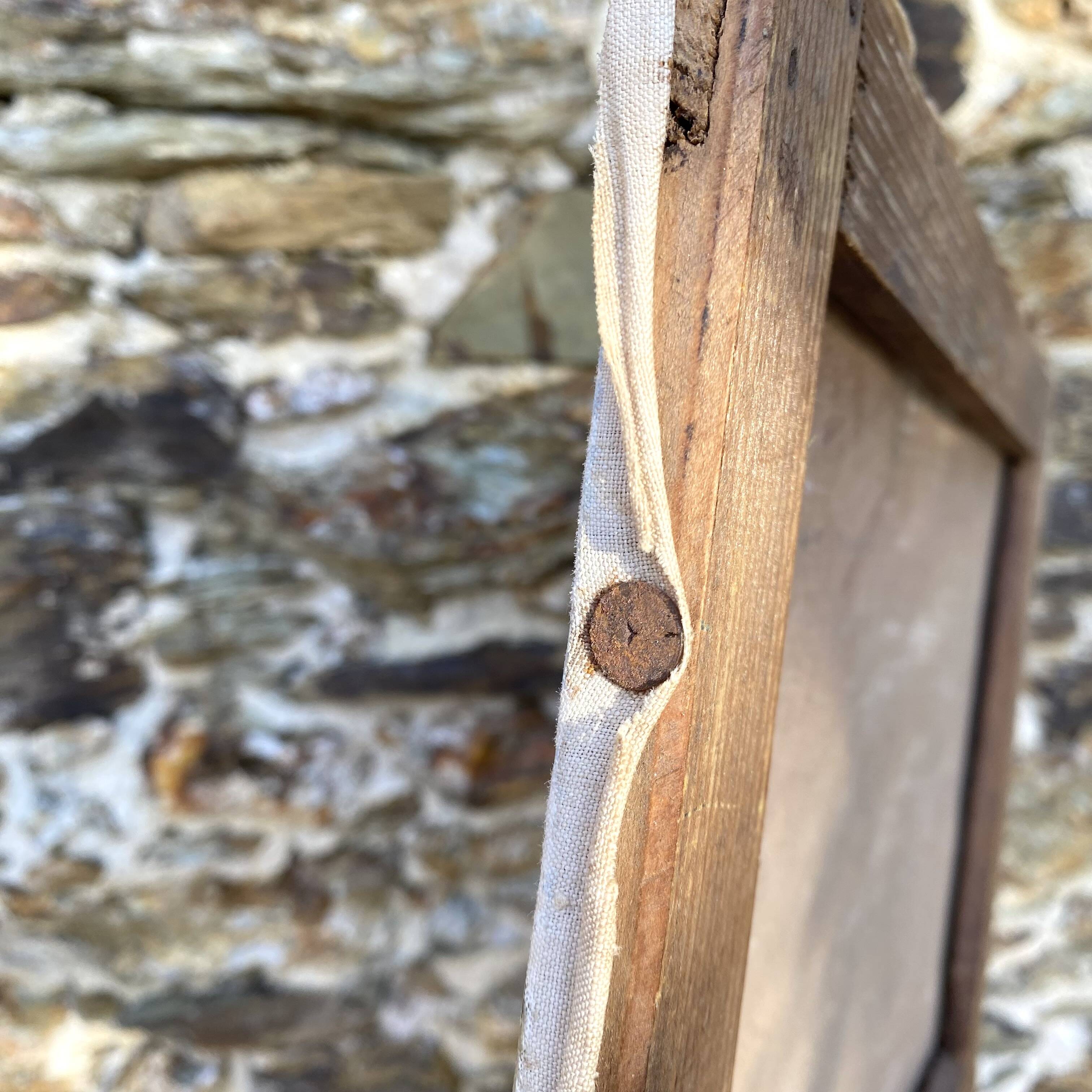 Old garden painting Gourbesville Normandy