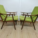Lounge chairs by Ton, Set of 2