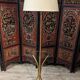 Bamboo floor lamp