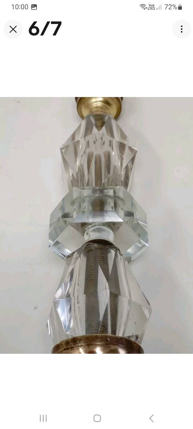 Two bedside lamp bases