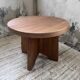 Constructivist gueridon 1950 mahogany