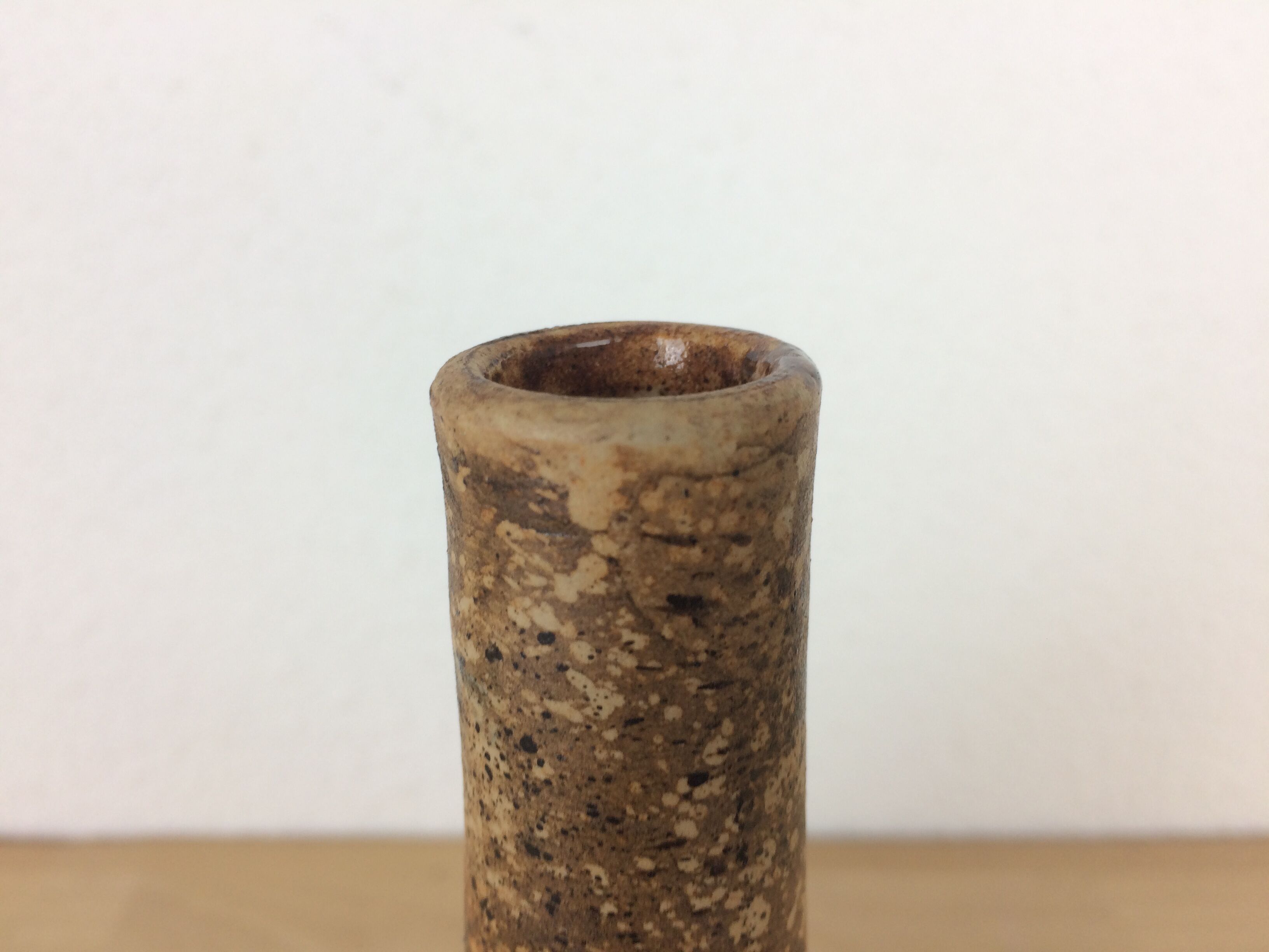 Ceramic ball vase signed Gerhard Liebenthron, 70s