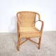 Fauteuil en rotin adulte vers 1960 osier