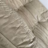 Sofa bench 3 places Togo by Michel Ducaroy edition Ligne Roset vintage