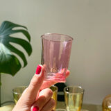 Aperitif service, cooked wine, port or liqueur Verrerie de Monaco