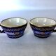 HB Quimper earthenware lunch pair