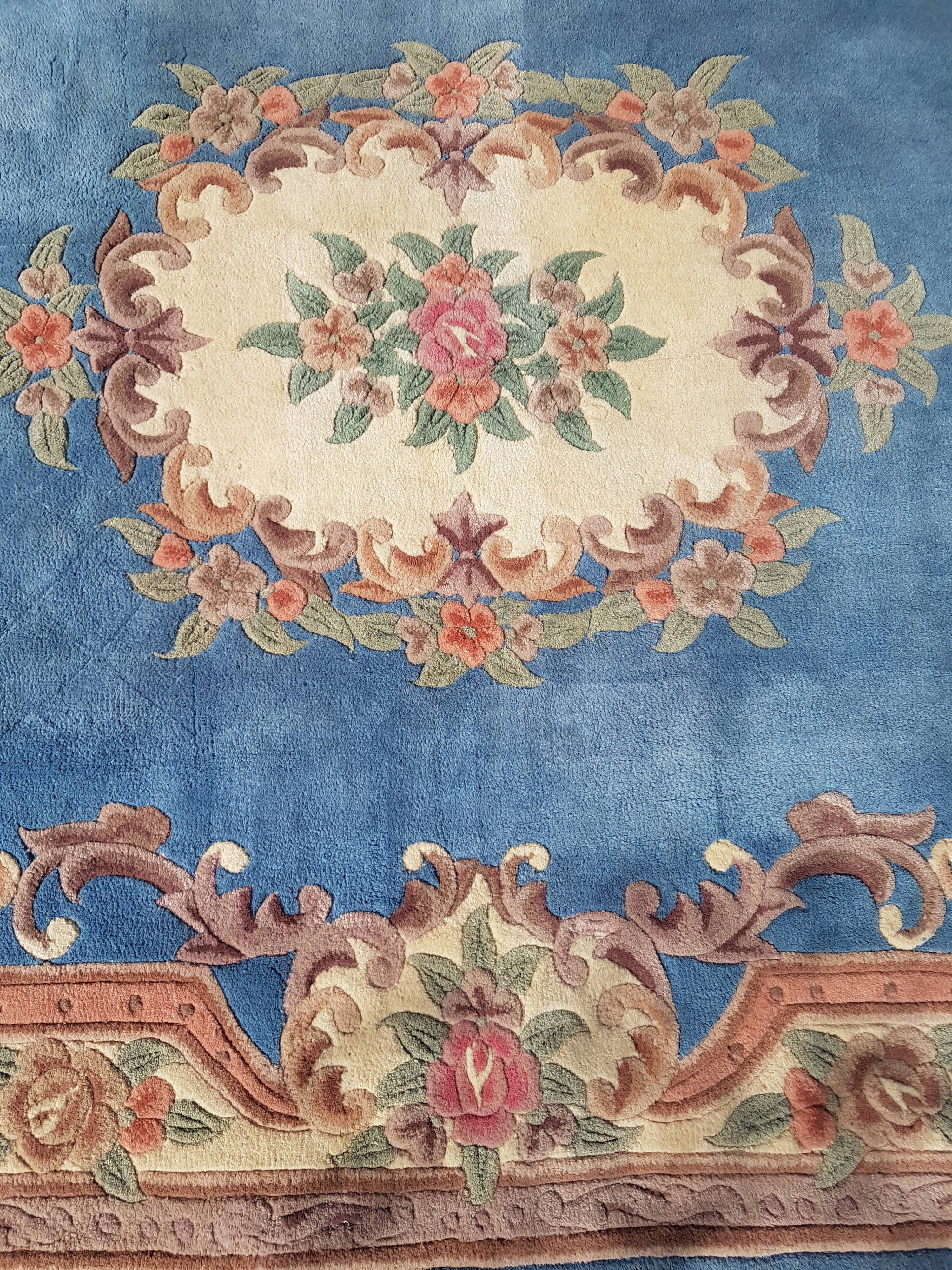 Chinese wool carpet, handmade 200x300cm