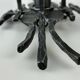 60's 70's brutalist wall lamp iron & glass wall sconce design
