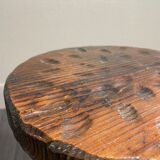 Tabouret tripode en bois années 60