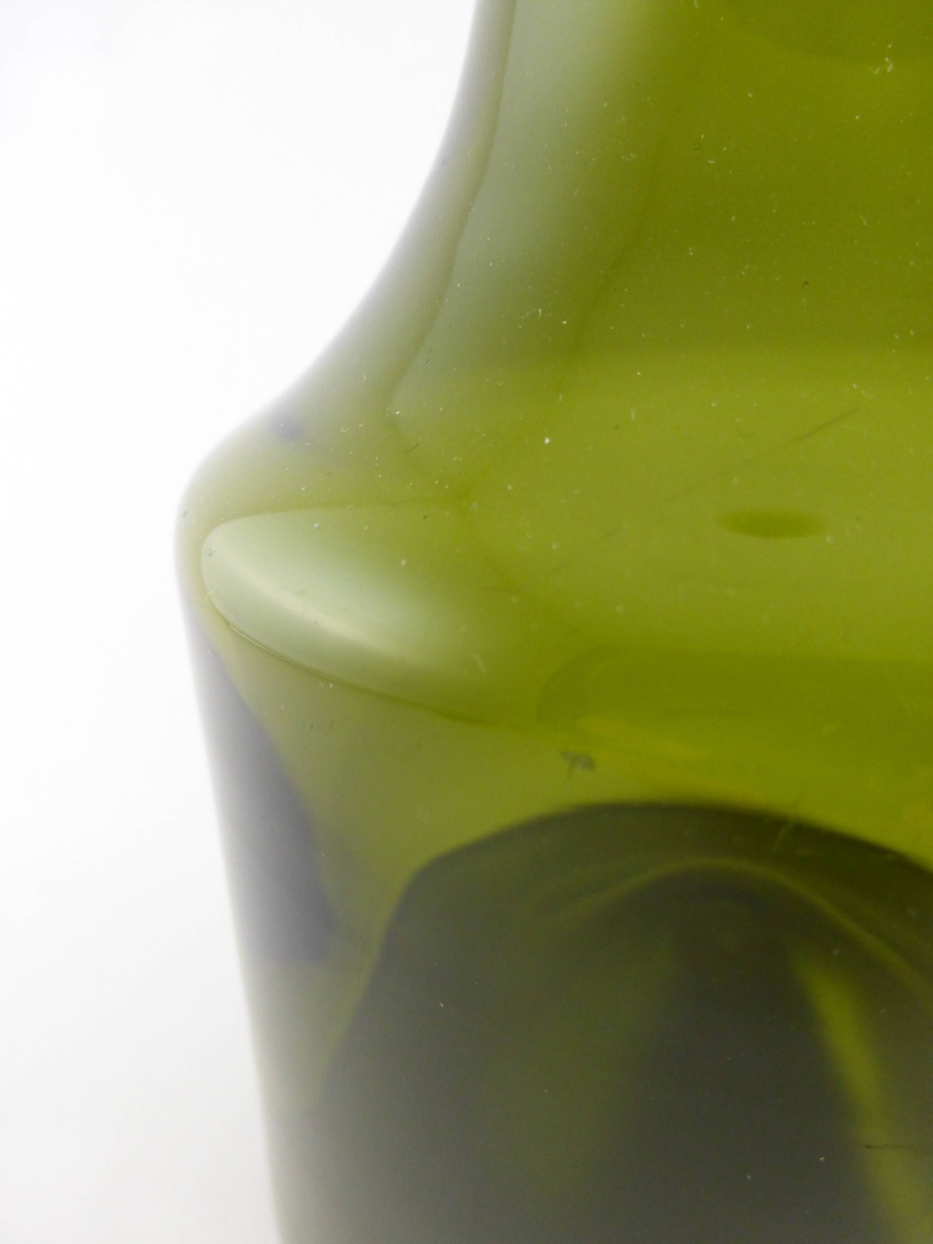 Tapio Wirkkala Glass Vase for Ittala House (Finland), 1959-1968