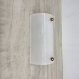 Vintage lucite and brass wall lamp ,1970s