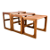 Set of three nesting tables by Salin Nyborg, teak, 1960s